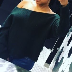 Off the shoulder sweater